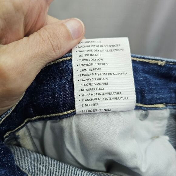 KanCan Russell Distressed Mid Rise Boyfriend Jeans Size 5/26 - Picture 7 of 9